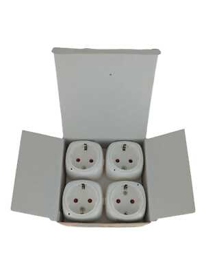 Refoss 4er-Pack Mini-Smart-Stecker mit Timer WiFi-Smart-Stecker mit Alexa Google