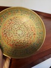 Nice vintage decorated brass plate, India ca. 1960 — photo 6