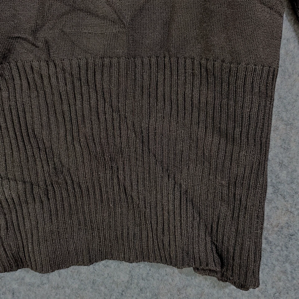 Nygard Sweater Women Small Brown Knit Turtleneck Wide Rib Knit Cuffs Waistband - Image 3 of 4