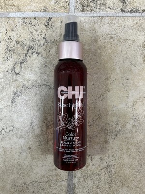CHI Rose Hip Oil Color Nurture REPAIR & SHINE LEAVE IN TONIC 4 oz