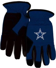 NFL Dallas Cowboys Work Gloves w/Touchscreen,Stretchable