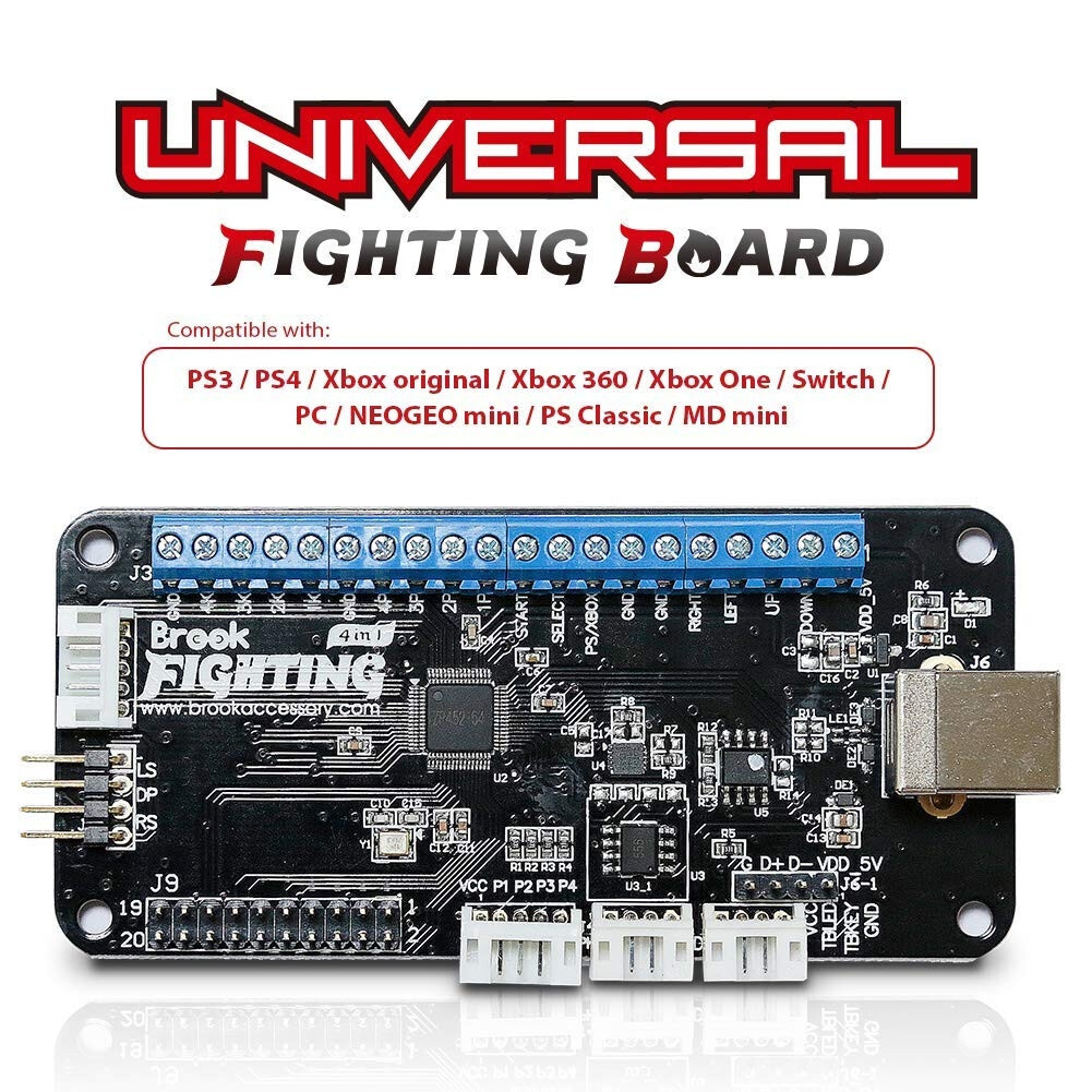 Brook Universal Fighting Board UFB – Includes Pins/Connectors | eBay