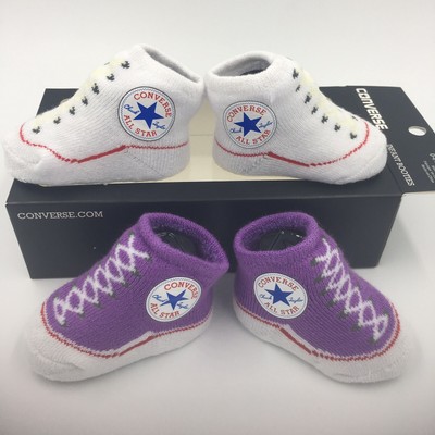 purple infant converse