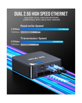 GMKtec Mini PC, K7 Plus 13th Intel Core i7-13620H (10C/16T, up to