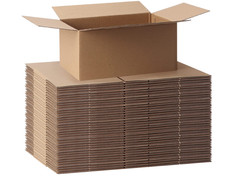 40 Pack Shipping Boxes 8x6x4 Corrugated Cardboard Mailing Boxes Brown