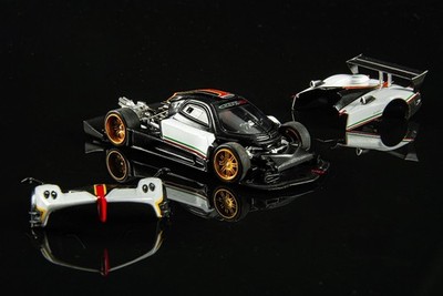 1/64 AR Box Almost Real HEC26 Beijing EXPO Pagani ZONDA R white diecast model