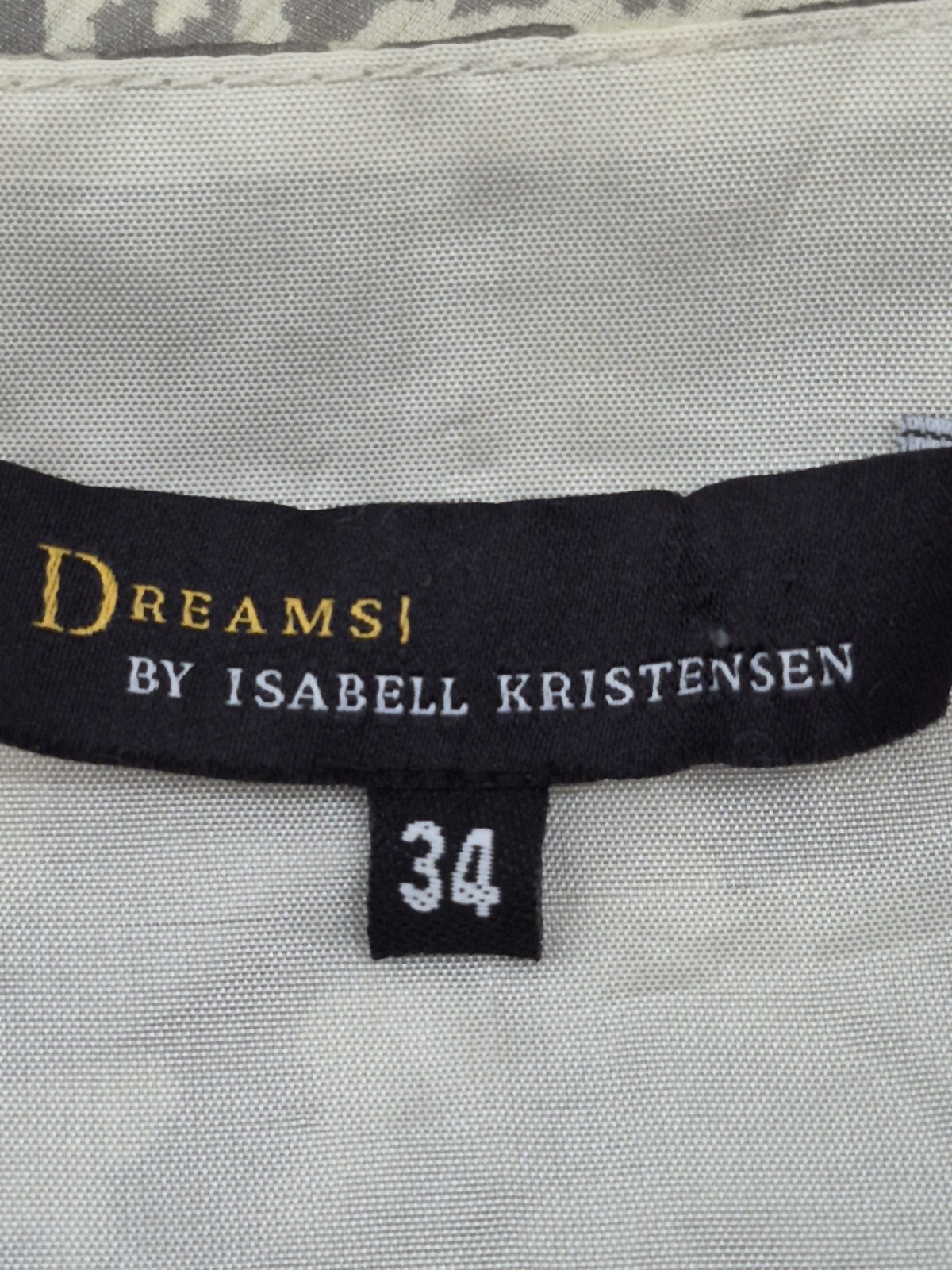 Dreams By Isabell Kristensen Silk Dress Grey Floral Floaty Party Occasion UK 6 image 2
