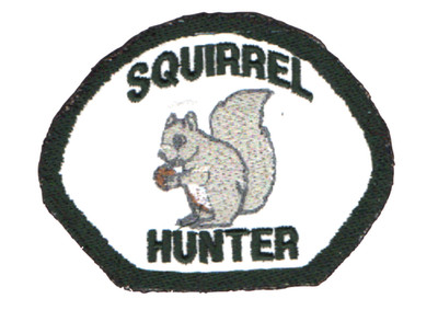 Hunting Patches Squirrel Hunter Cur Feist Dog Sew On