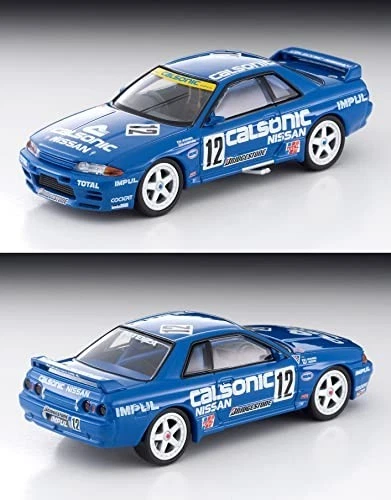 Tomica LV-N Calsonic Nissan Skyline GT-R R32 1993 1/64 Diecast Japan - Immagine 2 di 4