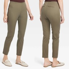 Size 4 - Womens Bi-Stretch Skinny Pants - A New Day - Olive Green