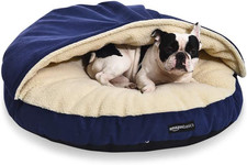 Amazonbasics Pet Cave Bed for Dogs and Cats, with Removable Nesting Cave Cover,