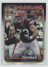 2024 Topps Chrome Prism Refractor Joe Thomas #32 HOF 1s8