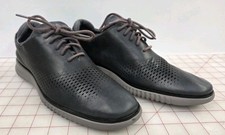 Cole Haan Men s 2 Zerogrand Laser Wingtip Oxford Leather Shoe Charcoal Size 8m