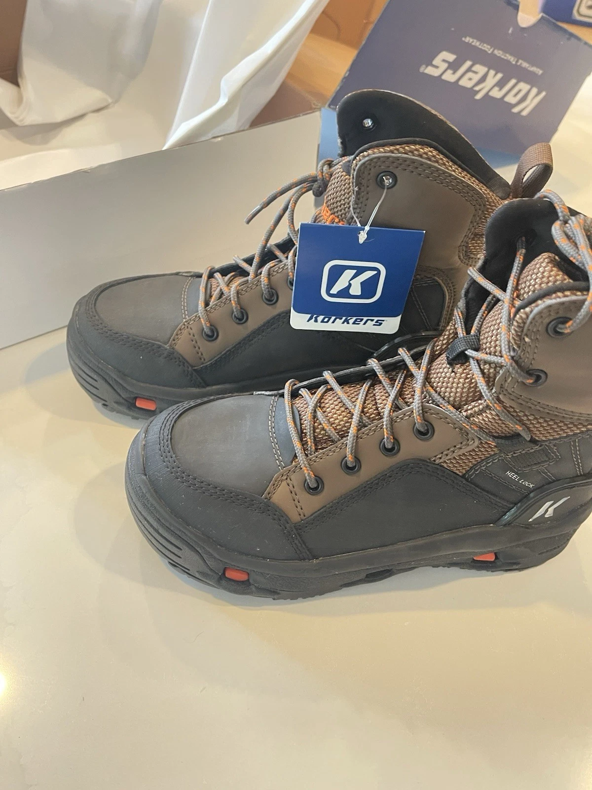 Korkers Men’s buckskin Size 6 Wading Boots
Opens in a new window or tab