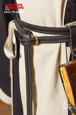 Dungeons  Dragons Double Leather Belt Black medieval  fantasy costume