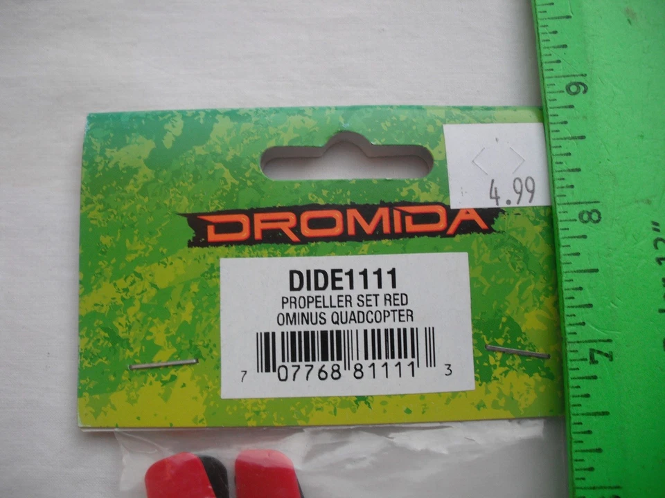 Lot of 2 Dromida DIDE 1111 Propeller Set, Red, Ominus, R/C Quad Copter - Image 3 of 4