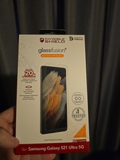 ZAGG InvisibleShield GlassFusion for Samsung Galaxy S21 Ultra 5G NEW
