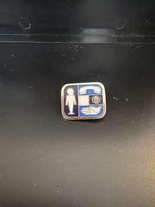 Telephone Company Logo Lapel Pin