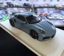 Minichamps 1/18 Porsche 911 (992)Turbo S Coupé Sport Design - 2021 Light Blue