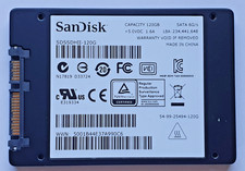 120GB SATA III SanDisk SSD SDSSDHII-120G 2D-NAND TLC 2.5" Internal Hard Drive