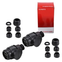 2X Herth+Buss 51305630 Stecker AnhäNgerstecker Adapter Bajonett 13-Pol 12V