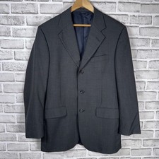 Brooks Brothers Brooksease Dark Gray 3 Button Wool Jacket Blazer Sport Coat 38R