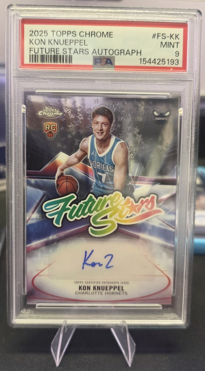 2025-26 Topps Chrome - Future Stars Autographs Kon Knueppel #FS-KK 