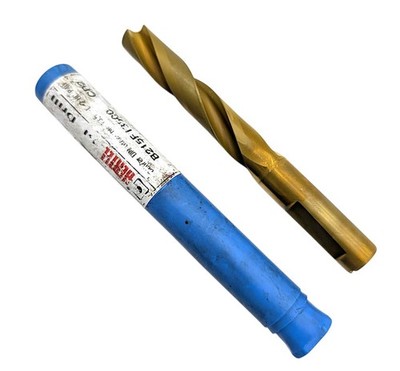 Hertel B215F19000 (CD2) Solid Carbide Twist Drill Bit with Tinned Coolant