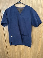 Carhartt Men s Small Blue Scrub Tops Lot Of 4