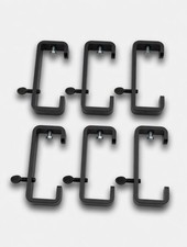 50kg Zaciski oświetleniowe G do kratownicy - czarne haczyki śrubowe w cenie KAŻDY