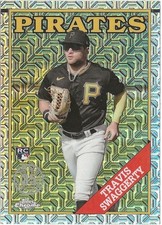 2023 Topps Chrome Update Travis Swaggerty Refractor SP RC Pittsburgh Pirates