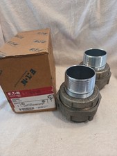 Eaton Crouse Hinds,UNY605, Union, Explosion Proof, 2", NEW, Box Of 2