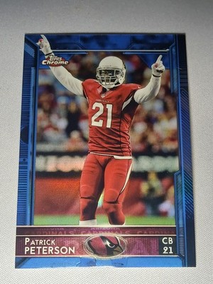 2015 Topps Chrome #35 Patrick Peterson Blue Refractor #/199 Cardinalos