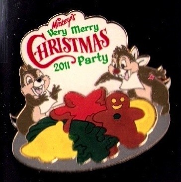 Disney World Mickey s Very Merry Christmas Party 2011 pin
