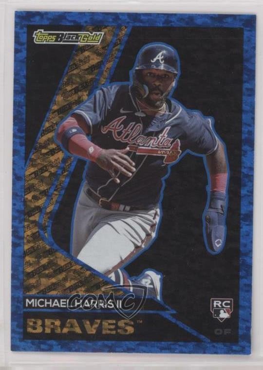 2023 Topps Update Topps Black Gold Blue /600 Michael Harris II #BG-6 11qd