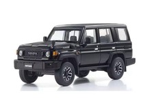 Kyosho 1/43 Toyota Land Cruiser 70 Mini Car Black Mica Diecast Model