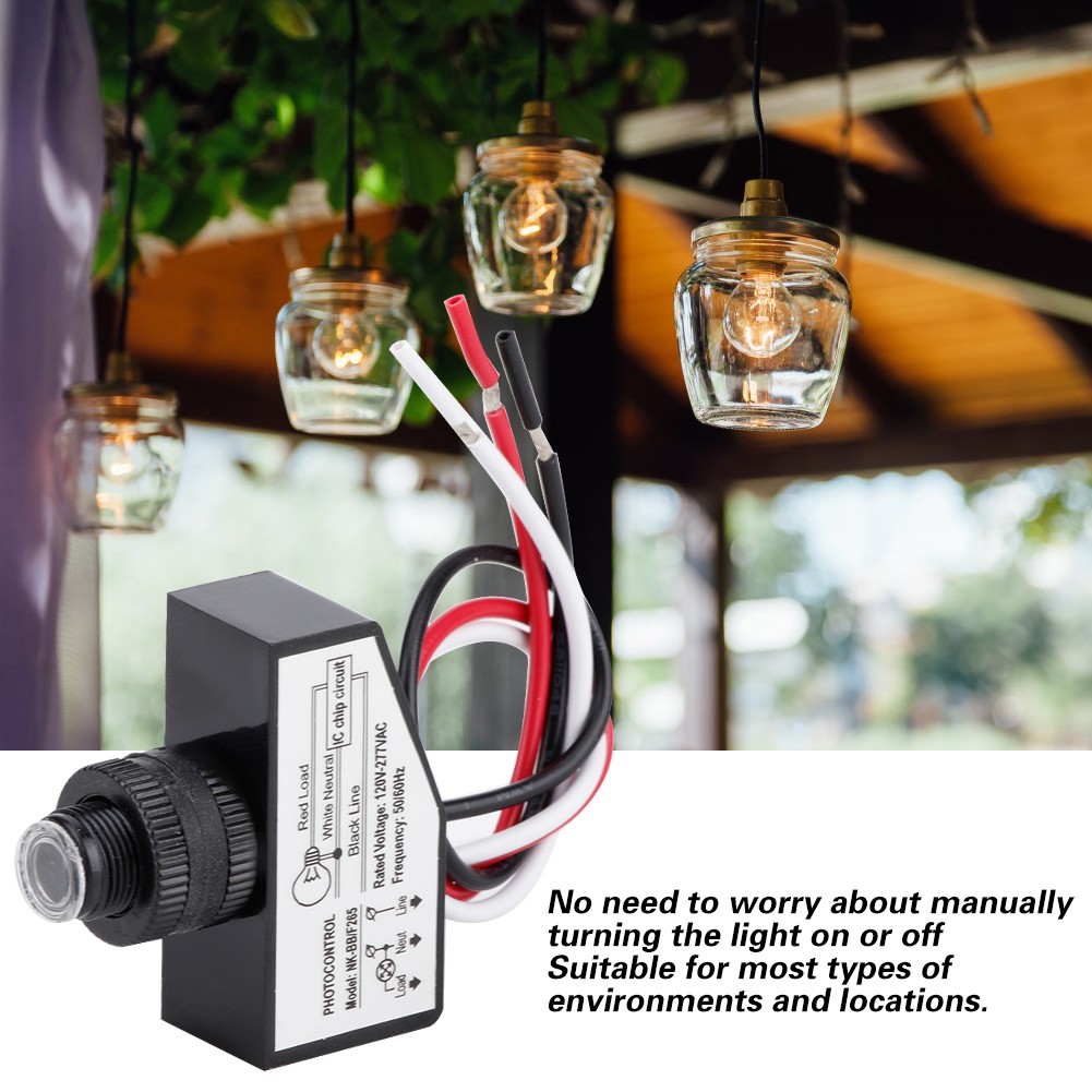 High Power Photoelectric Switch Light Control Switch For Garden 120-277VAC KRI✈️