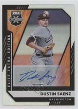 2021 Panini Elite Extra Edition Signatures Dustin Saenz #112 Auto 1u6