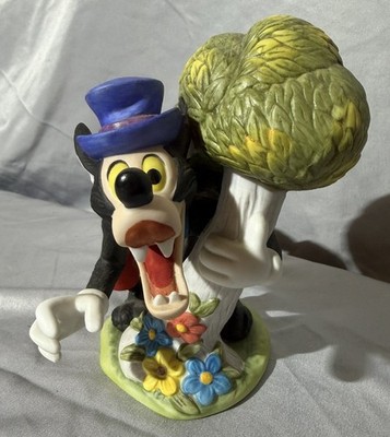 Walt Disney Productions Three Little Pigs Big Bad Wolf Figurine Taiwan 1970s WDW