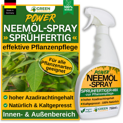 Neemöl Spray 750 ml- Sprühfertig- mit Emulgator, Pflanzenpflege und Schutz