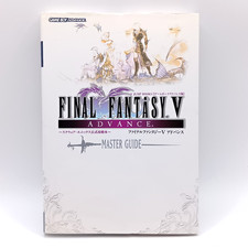 Final Fantasy V Advance 1st Print Official Guide w/Fold-Out Poster Map Amano Art