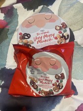 M&S Original Very Merry Munch Mix Tin & Refill Pack Bundle Chocolate Christmas