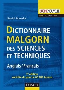 Dictionnaire Malgorn des sciences et techniques - 7ème é... | Buch | Zustand gut
