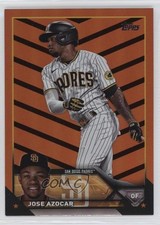 2023 Topps Update Orange & Black Foil Jose Azocar José Azocar #US81 wq8
