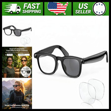 EarlySincere Smart Glasses with 4K Camera, Bluetooth, AI Assistant