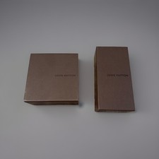 Louis Vuitton dark Brown Gift Box  pull out draw  Authentic 2 box