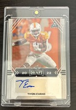 2022 Leaf Draft - Autographs Tiyon Evans #BA-TE1 (AU, RC)