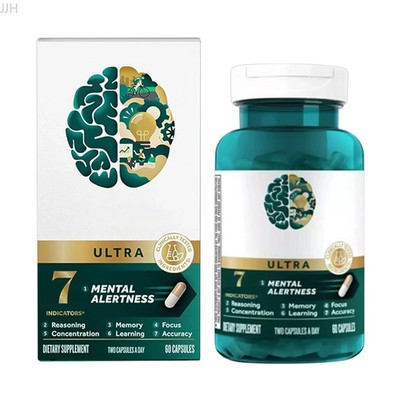 NEU Ultra Brain Health  Memory  Focus  Mental  Alertness 60 Caps