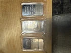 Credit Suisse 1 oz .999 Silver Bars Vintage W/ Serial Numbers