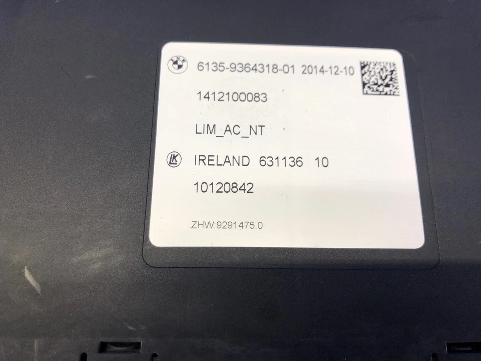 2014 2015 2016 2017 2018 2019 BMW I8 CHARGING UNIT CONTROL MODULE 61359364318 - Image 4 of 4